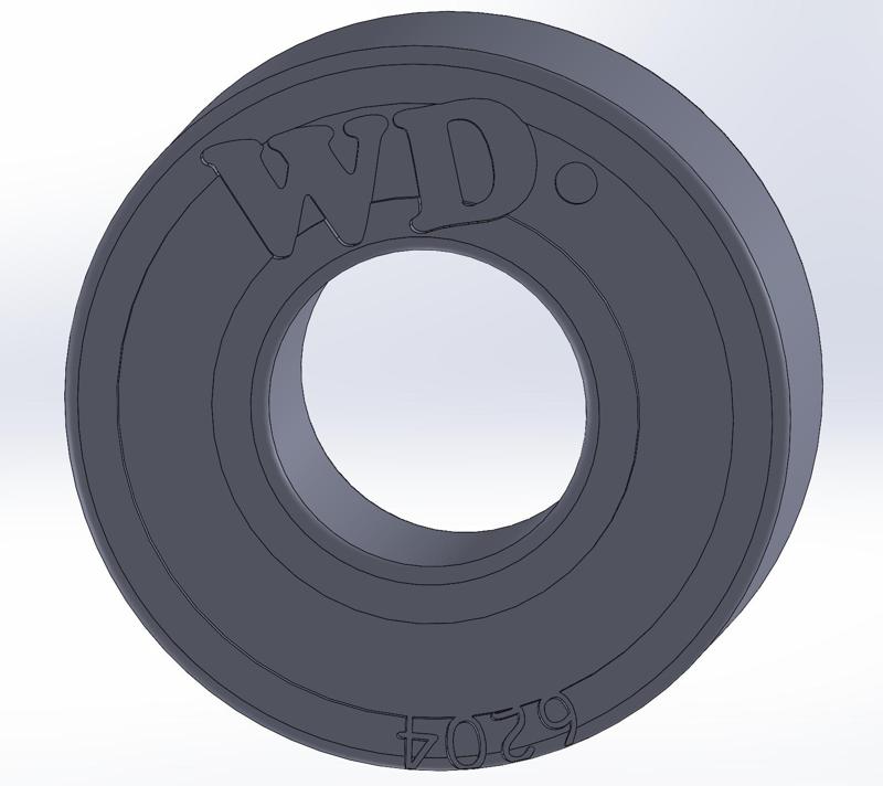 CRANKSHAFT BEARING 6204 FOR ENGINE PREPARATION - FAUX ROULEMENTS 6204 POUR PRÉPARATION MOTEUR