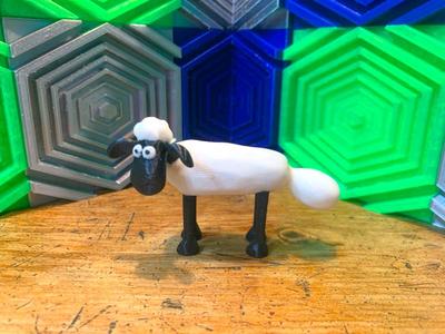 Shaun the Sheep multi and single colored