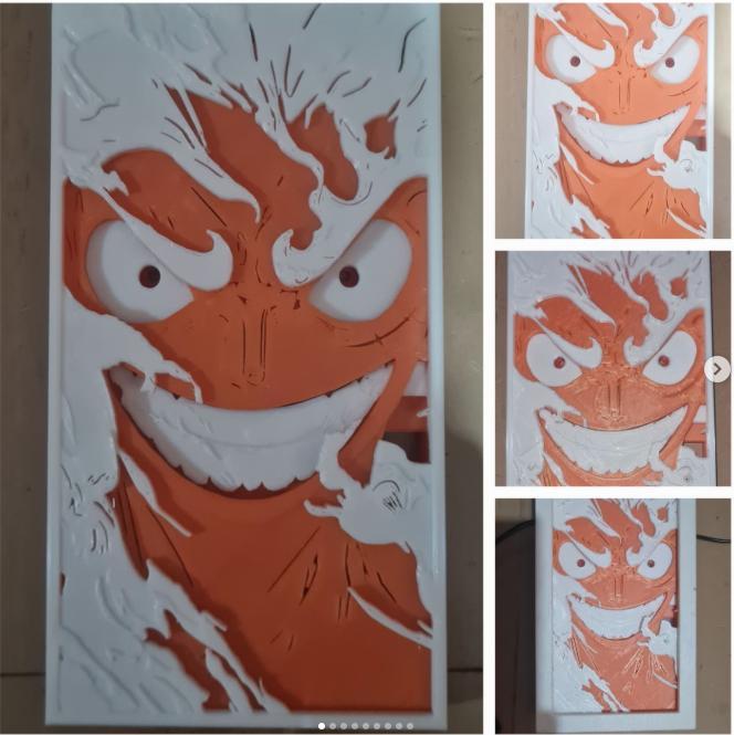 lightbox one piece luffy gear 5