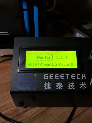 Geeetech A10 Marlin 1.1.8 Firmware (old Version!)