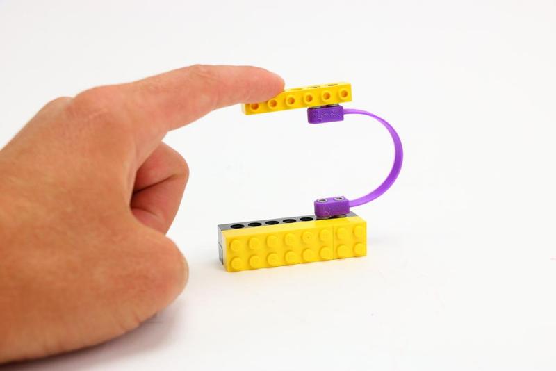 FlexLinks: Fixed-Fixed Beam - Horizontal Straight (LEGO®-Compatible)