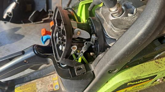 poulan chain saw p3416 chock lever