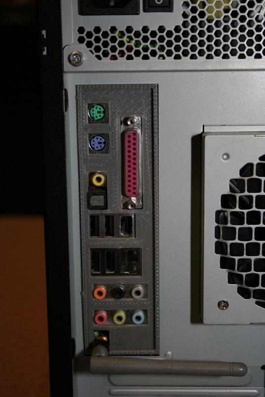 I/O Shield for Asus P5GD2 Deluxe Motherboard