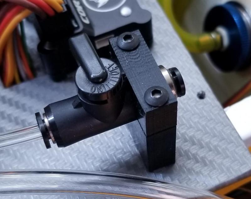 RC Fuel Valve Holder/Mount