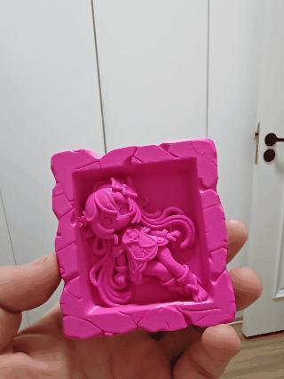 Genshin Impact, Nahida resting in a stone frame