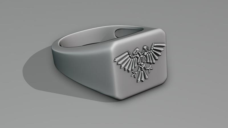 War_hammer 40 K Dark BrotherhoodAstartes Space Marines Ring