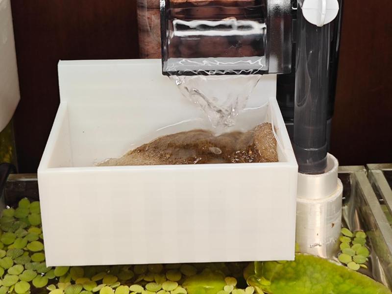 5mm Thick Glass Tank Small Wall-Mounted External Drip Tray