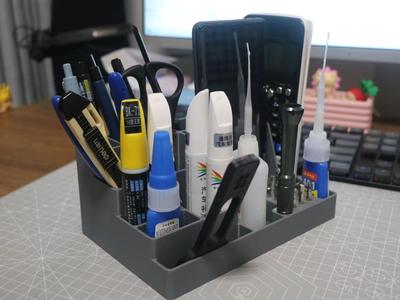 Compact Desktop Organizer/Storage Box