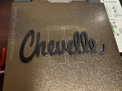 Chevelle Emblem for 1972