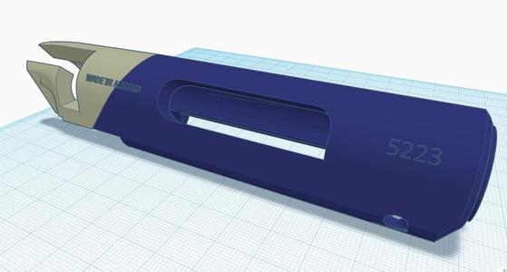 Deckard's Blaster from Blade Runner with added markings