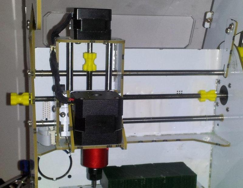 Flex coupler / axis nub for the FR4 machine shield