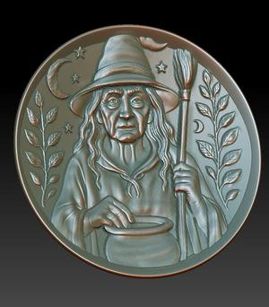witch incense dish