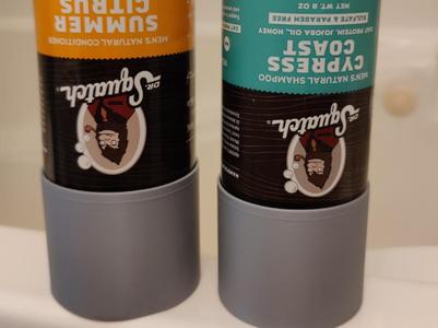 Shampoo & Conditioner stand for Dr. Squatch 