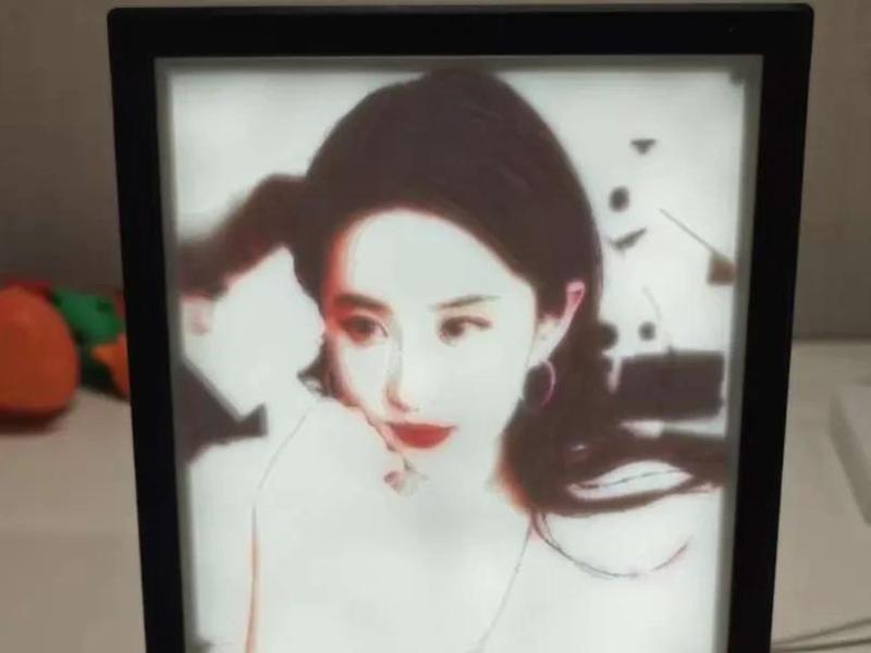 Liu Yifei, the ethereal beauty, lithophane photo