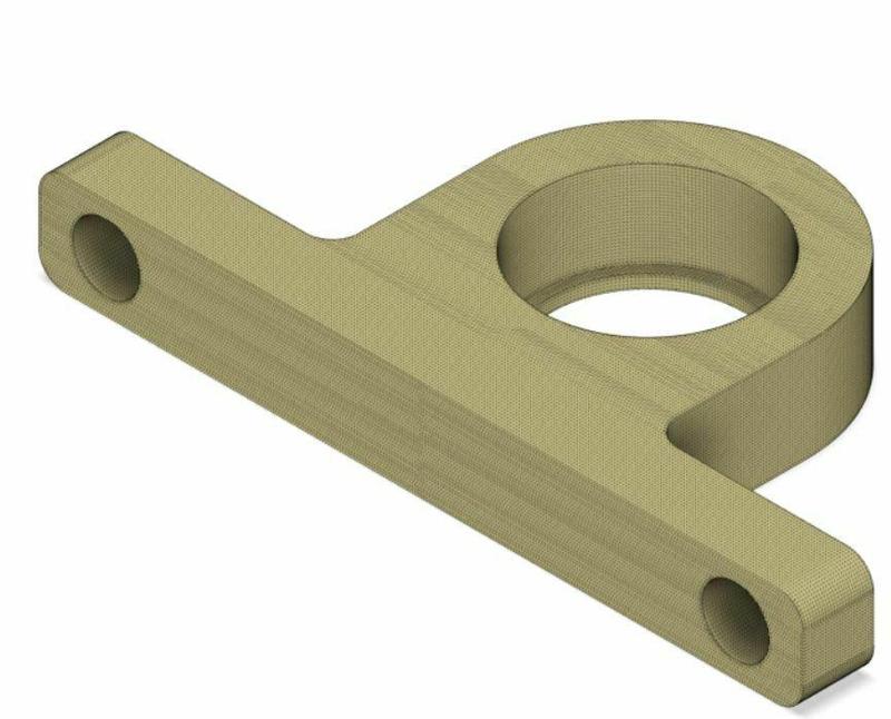 Reinforced version of the bearing retainer for bearing 608