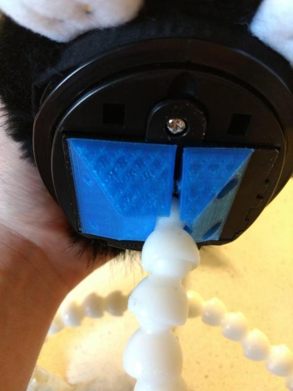 This Custom Long Furby spine-to-furby connector