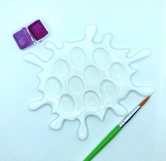 Paint Splash Watercolor Palette