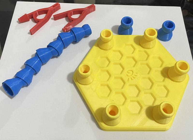 PCB holder, third electronic arm,