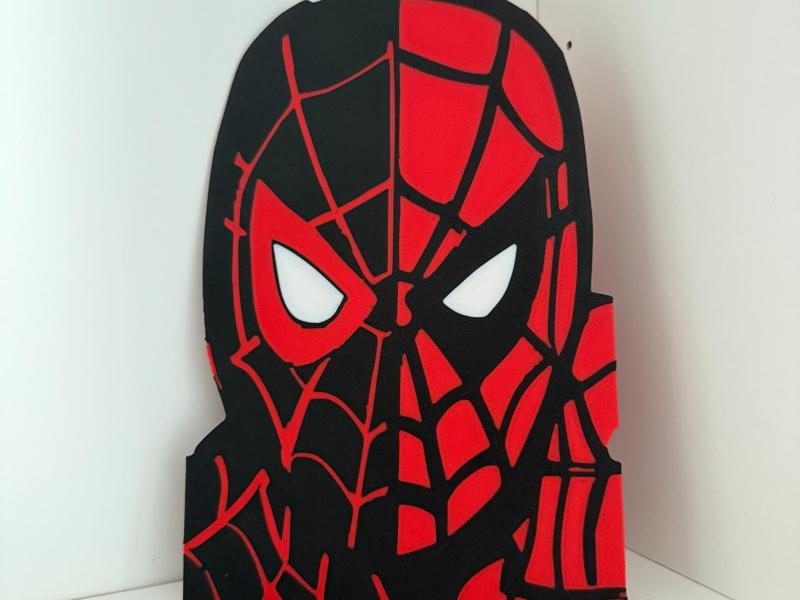 Spider Man Peter Parker and Miles Morales