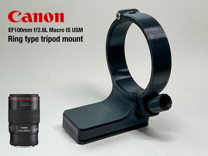 Canon EF100mm F2.8 L MACRO Tripod Mount Ring