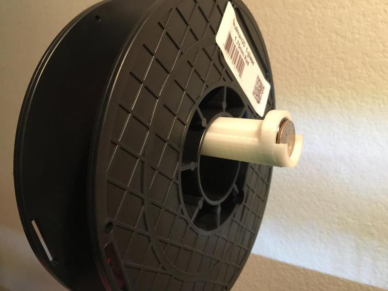 Wanhao i3 or D6 Bearing Spool Holder - Quarter Holds It & 100mm roller