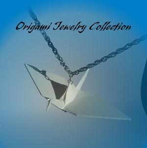 Paper Origami Inspired Jewellery Collection. Charm Pendants. Crane, Flower, Hat, Boat, Plane, star, butterfly, swan, rabbit, cat, dog, unicorn, fox, turtle, Parrot.