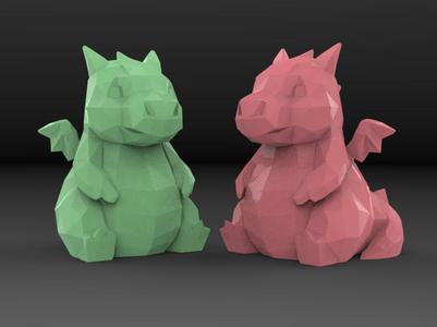 Low-poly Dinosaur (AMS)