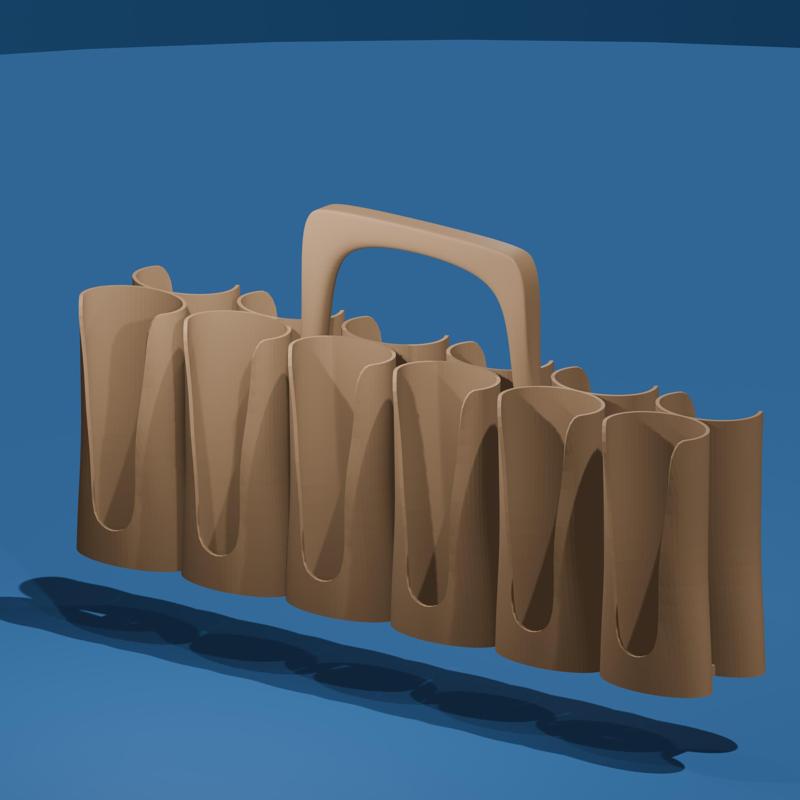 Portable Paint Tube Holder