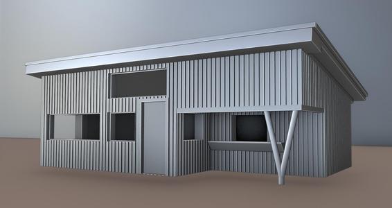 Kiosk Shop - Scale 1:87