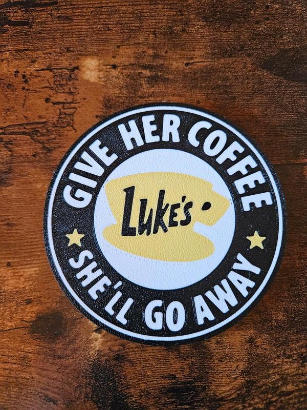 Luke's Diner Gilmore Girls Coaster