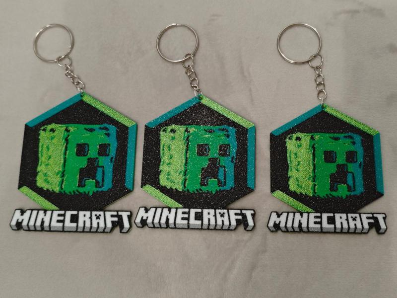 Minecraft Movie Creeper - keychain