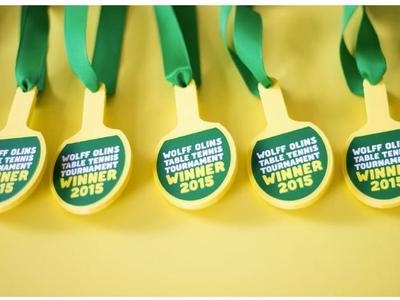 Table Tennis Tournament Medal