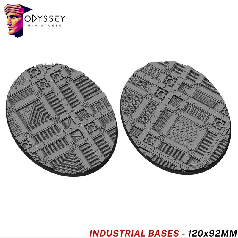 Industrial Bases - Oval 120x92mm