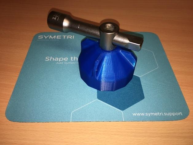 Mercedes 75mm 14 flute oil filter cap wrench 1/2" socket