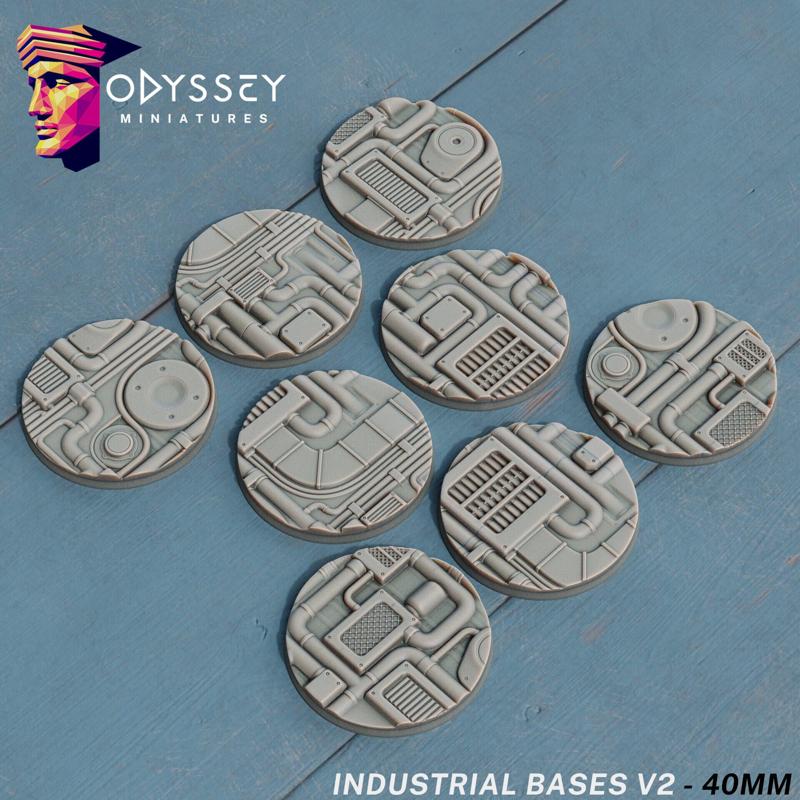 Industrial Bases V2 - 40mm