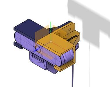 Cable support for Logitech BRIO - heavy model 3D print model