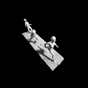 The Runners in Sint-Niklaas, Belgium