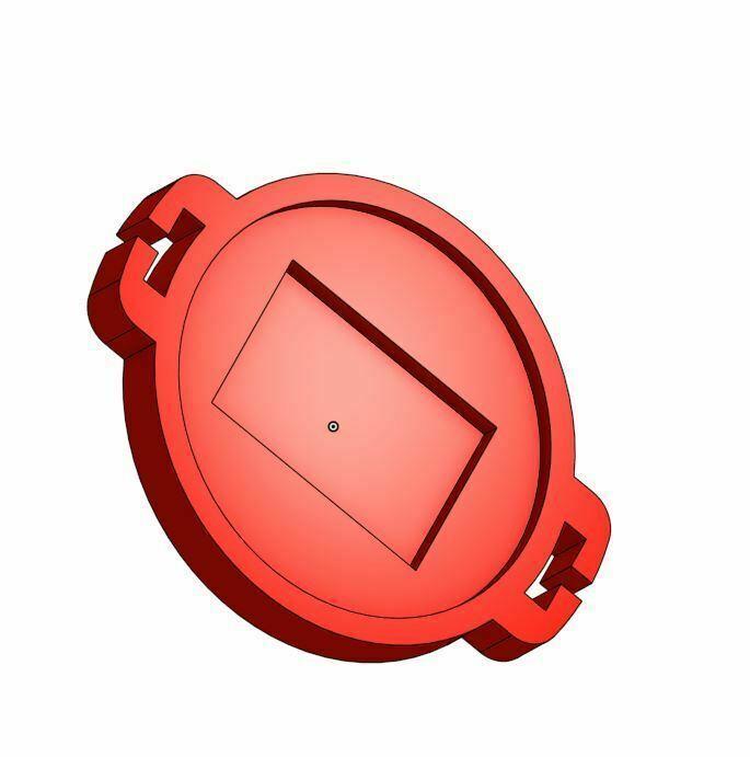 53mm Lens Cap Holder SD Storage