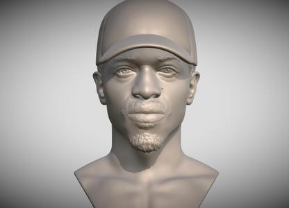 Andre 3000 bust for 3D printing