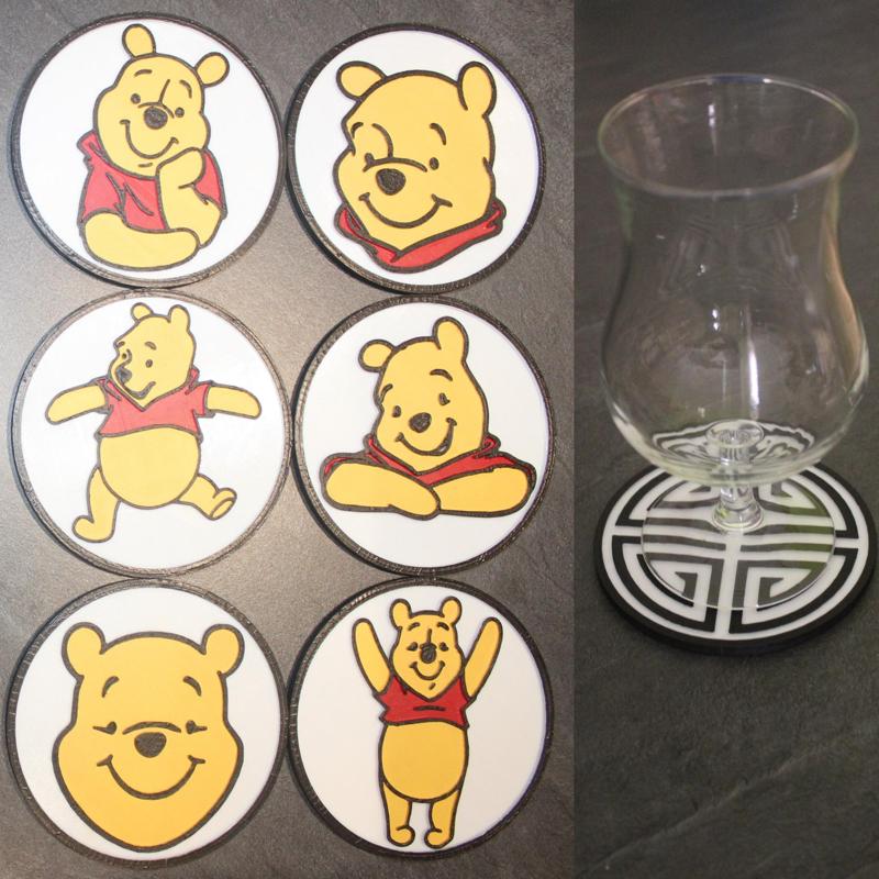 6 Coaster Disney Winnie The Pooh