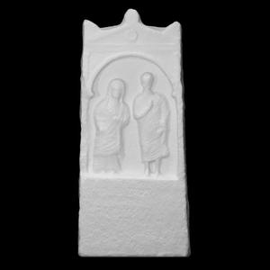 Hellenistic gravestone of a married couple