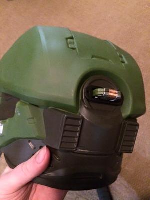 Halo Master Chief Helmet - Cortana A.I. Chip Receiver Port