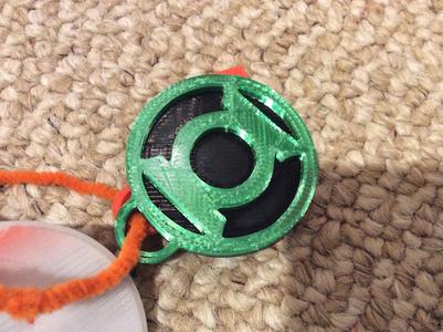 green lantern key chain