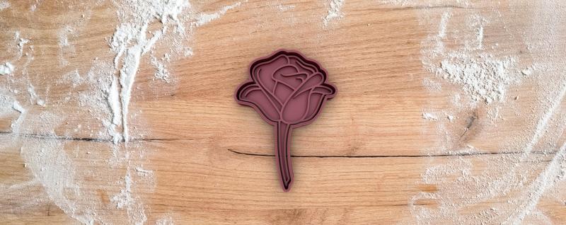 Rose cookie cutter from Saint George Day