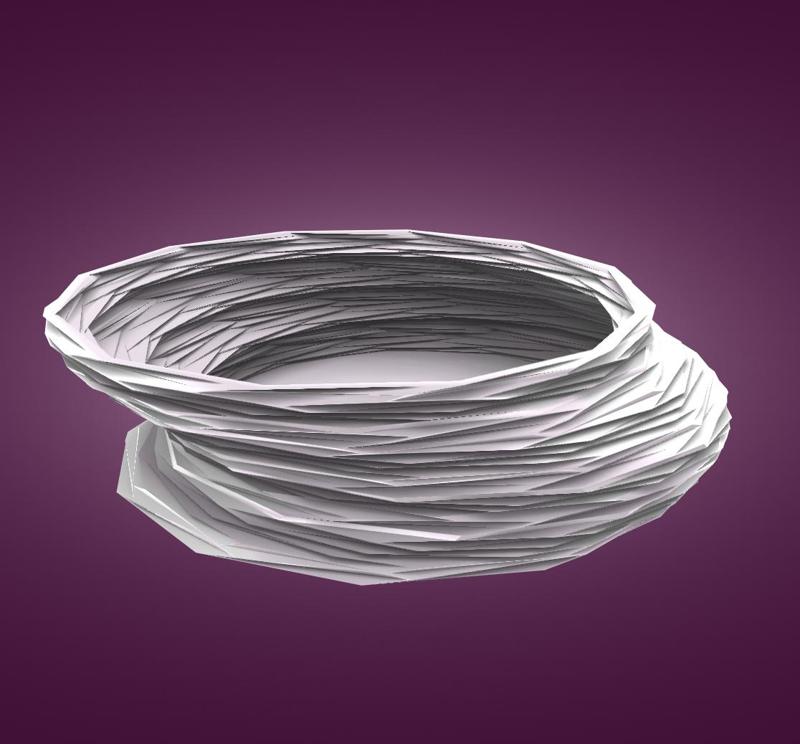 Fruit vase, bowl