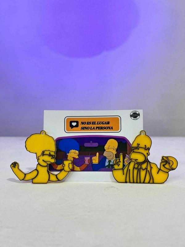 HOMER AND MARGE SIMPSON KEY CHAIN