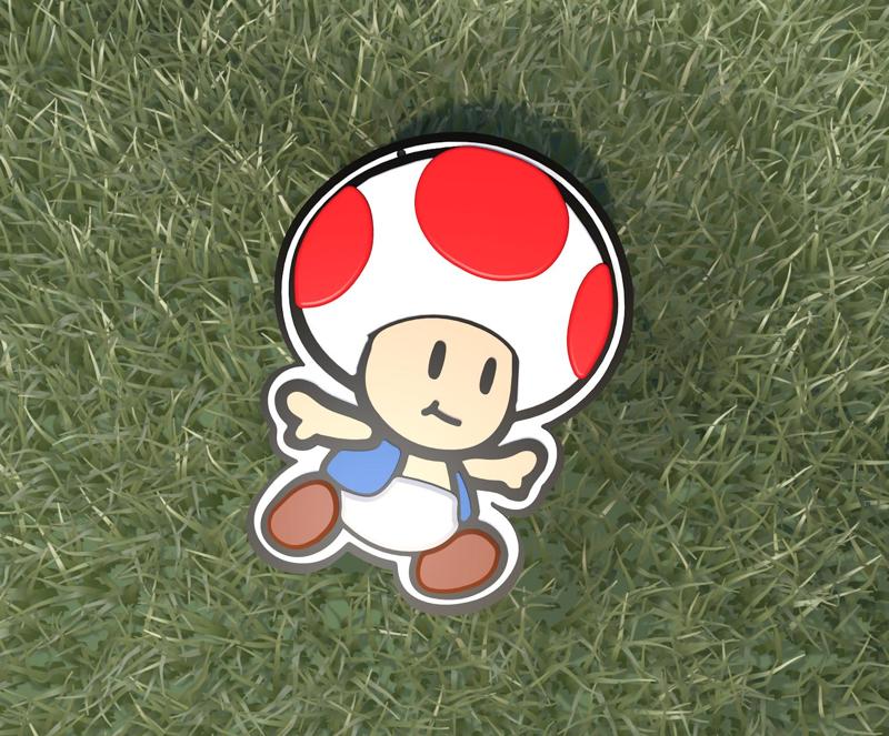 Toad Keychain (The Little Mushroom)