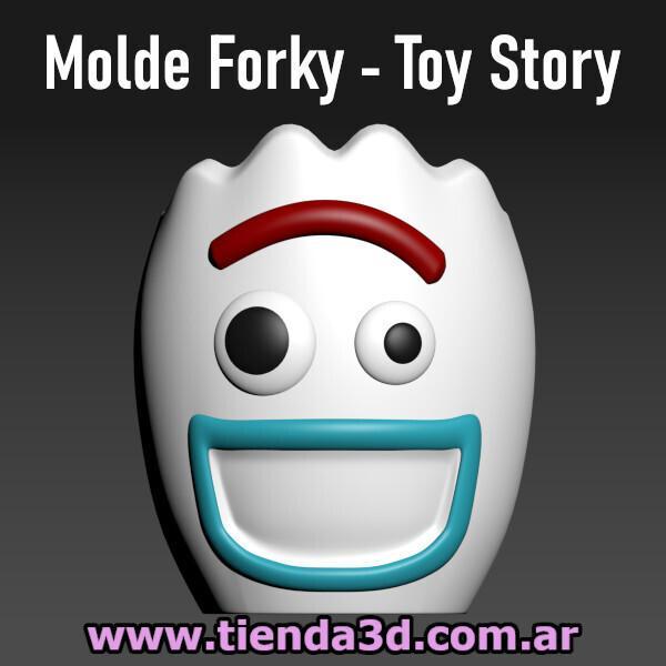 Forky Flowerpot Mold - Toy Story