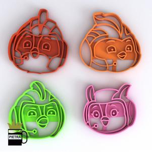 TOP WING FONDANT COOKIE CUTTER MOLD PRINTING MODEL 3