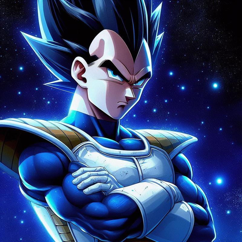 vegeta dragon ball z hueforge
